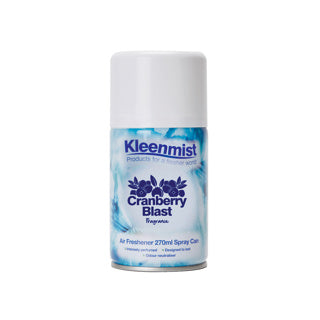 Kleenmist Cranberry Air Freshener 270ml - 100068 | Long‑Lasting Odour Control
