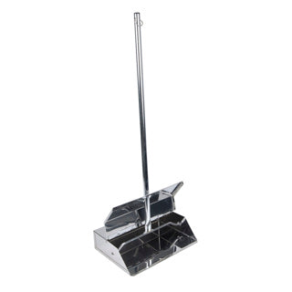 Stainless Steel Lobby Dustpan 900 - 101059 - CA001 | Long‑Handled Professional Dustpan