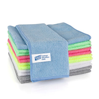 Microfibre Cloth Grey Contract | Cleaning Cloth 101137