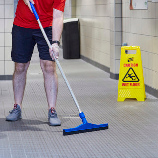 Plastic Floor Squeegee 55cm Blue HQ016‑B 101500 | Heavy‑Duty