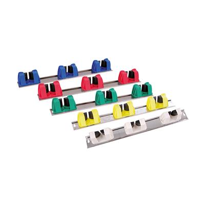 Wall Holder Yellow - HP204‑Y - 101770 | 3‑Tool Wall Mount for Organising Cleaning Equipment