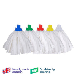 Exel Big White Mop Yellow - HA024-Y | Lightweight & Absorbent Cleaning Head