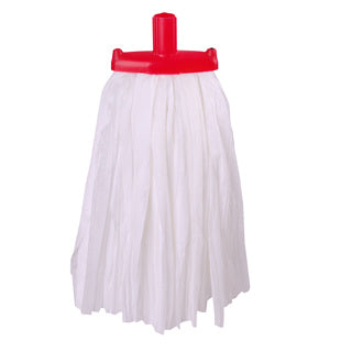 Prairie Big White Mop Red - HA080-R | Heavy-Duty Floor Cleaning