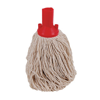 Exel Twine Mop 300g Red - 102259 - HA022‑R | Durable Colour‑Coded Socket Mop