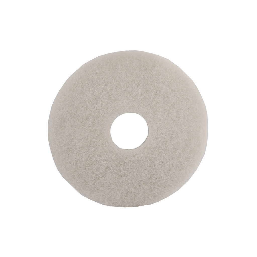 12" Contract Floor Pad White | Light Cleaning Pad 102708