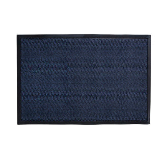 Frontline Mat 60×90cm Blue/Black - 105111 | Heavy‑Duty Entrance & Floor Protection Mat