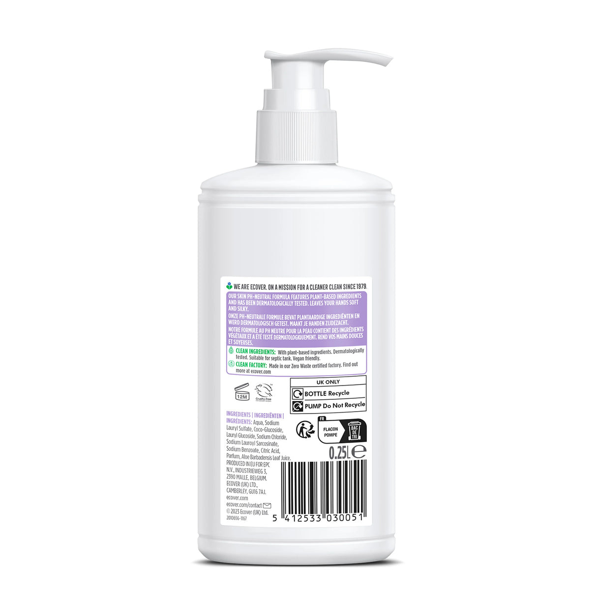 Ecover Hand Pump Soap AloeVera 250ml