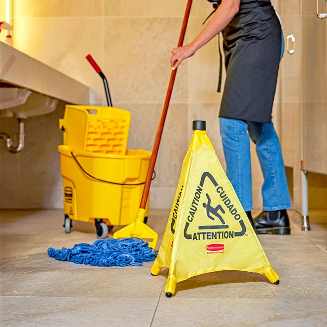 Rubbermaid Pop Up Safety Cone 50cm - HM016 FG9S000YEL | Portable & High-Visibility