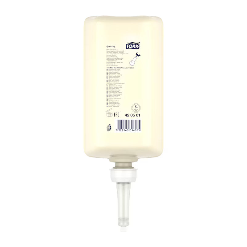 Tork Mild Liquid Soap 6 x 1L - BK097-1 - 420501
