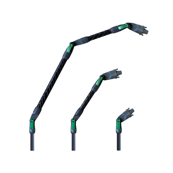 NLite Angle Adapter for Connect Poles Large – adjustable multi-segment arm for versatile positioning.