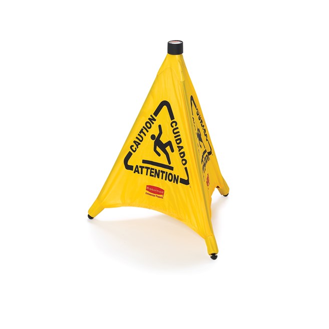 Rubbermaid Pop Up Safety Cone 50cm - HM016 FG9S000YEL | Portable & High-Visibility
