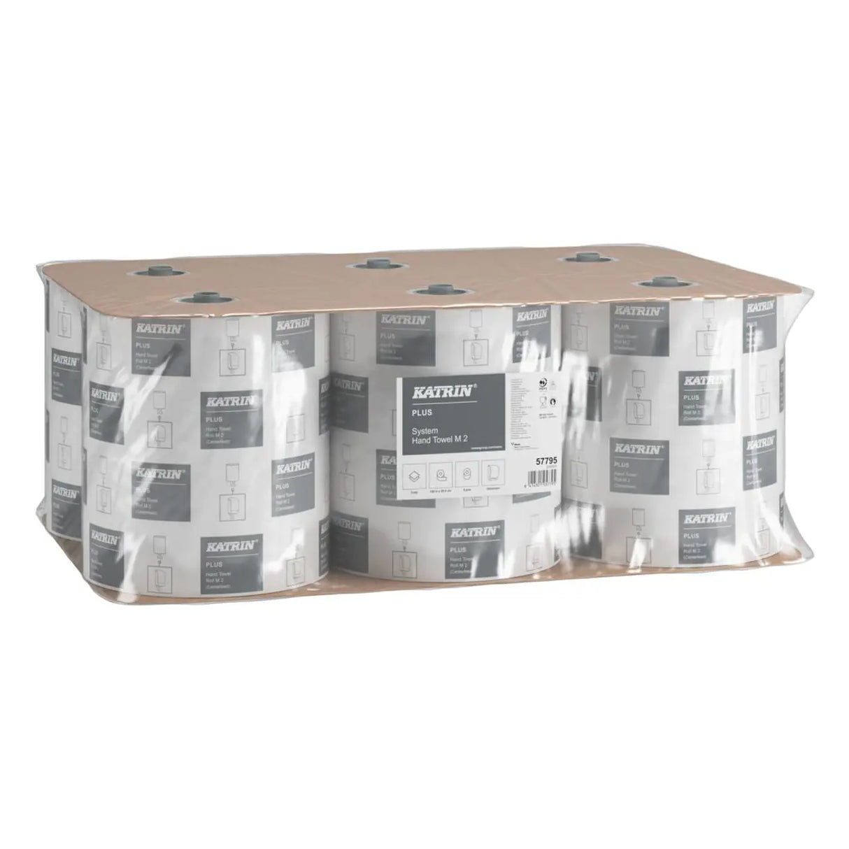 Katrin Plus System Towel | 2-Ply White | 130M | 57795