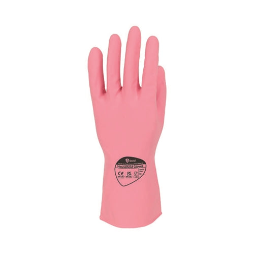 Household Rubber Gloves – XL Pink | DG040-P-XL GR03 Latex Cleaning Gloves