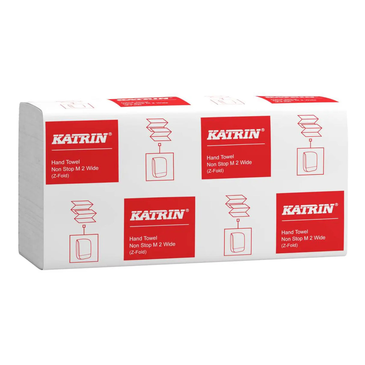 Katrin Classic 61570 Non Stop M2 | 4000 Sheets | 2-Ply White Paper Towels