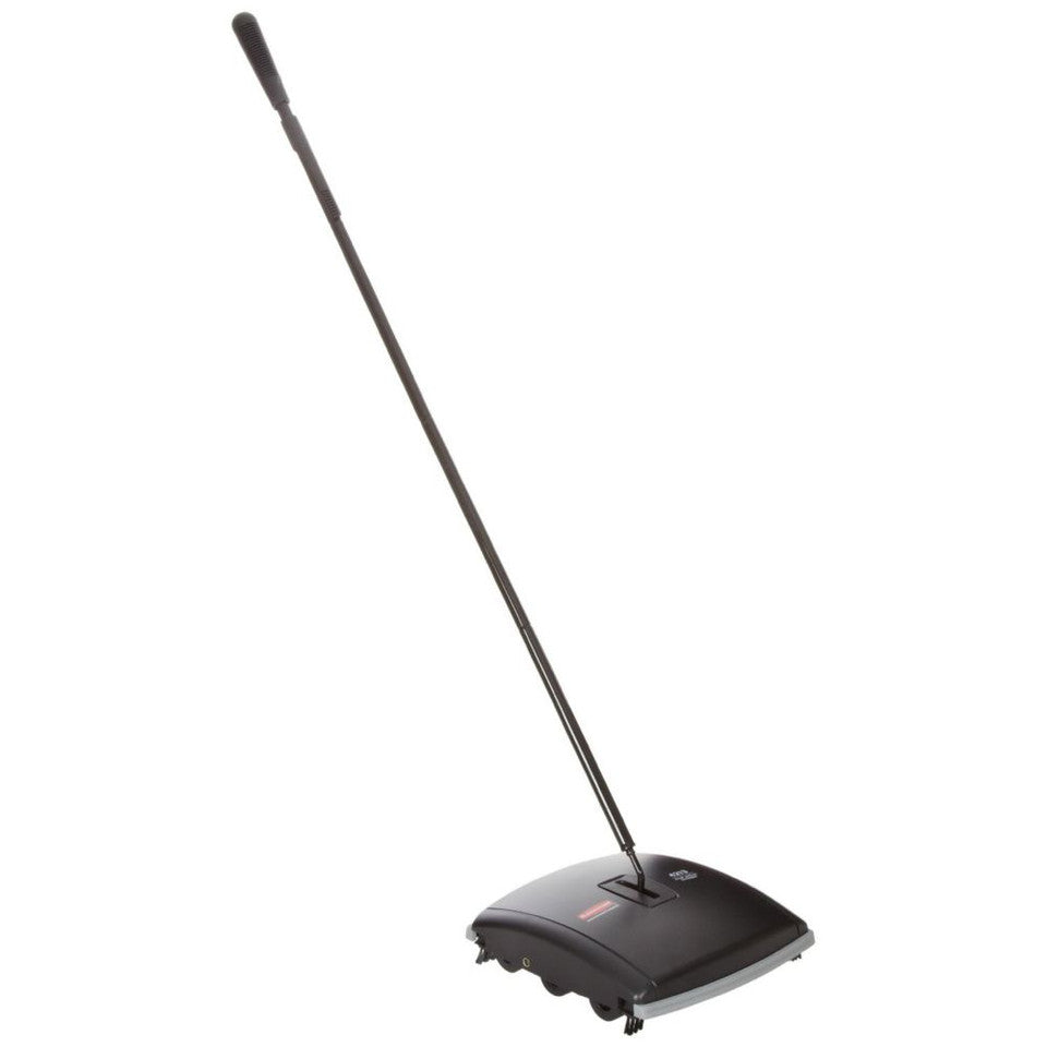 Rubbermaid Dual Action Mechanical Sweeper Black - FG421388BLA | Efficient Floor Cleaning Tool
