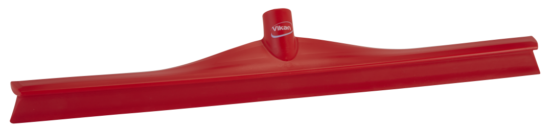 Vikan Ultra Hygiene Squeegee 600mm Red - food safe floor cleaning tool.