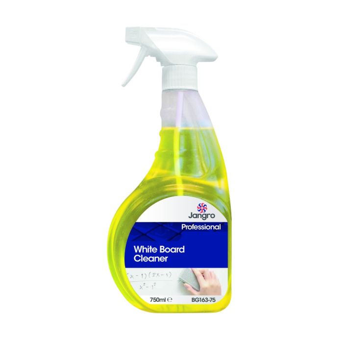 Jangro White Board Cleaner 750ml – cleaning spray for whiteboards.