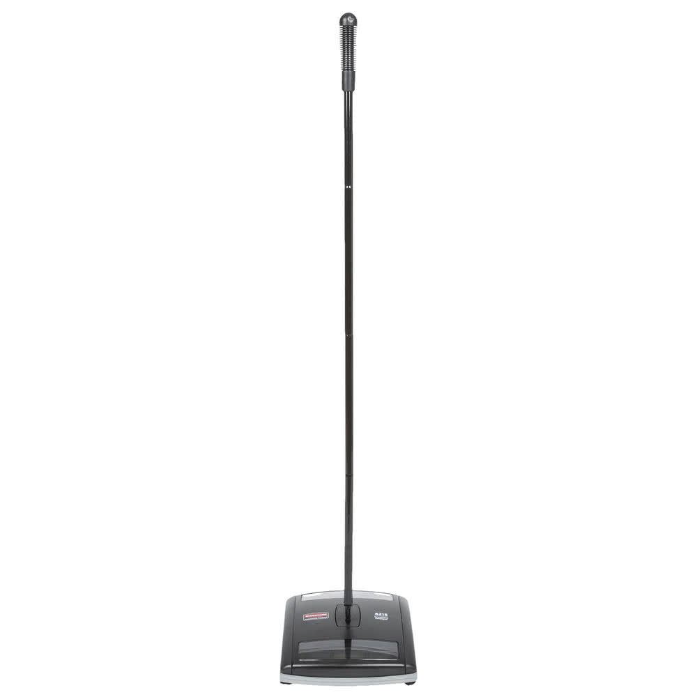 Rubbermaid Carpet Sweeper Black - FG421288 | Quiet, Manual Carpet & Floor Sweeper