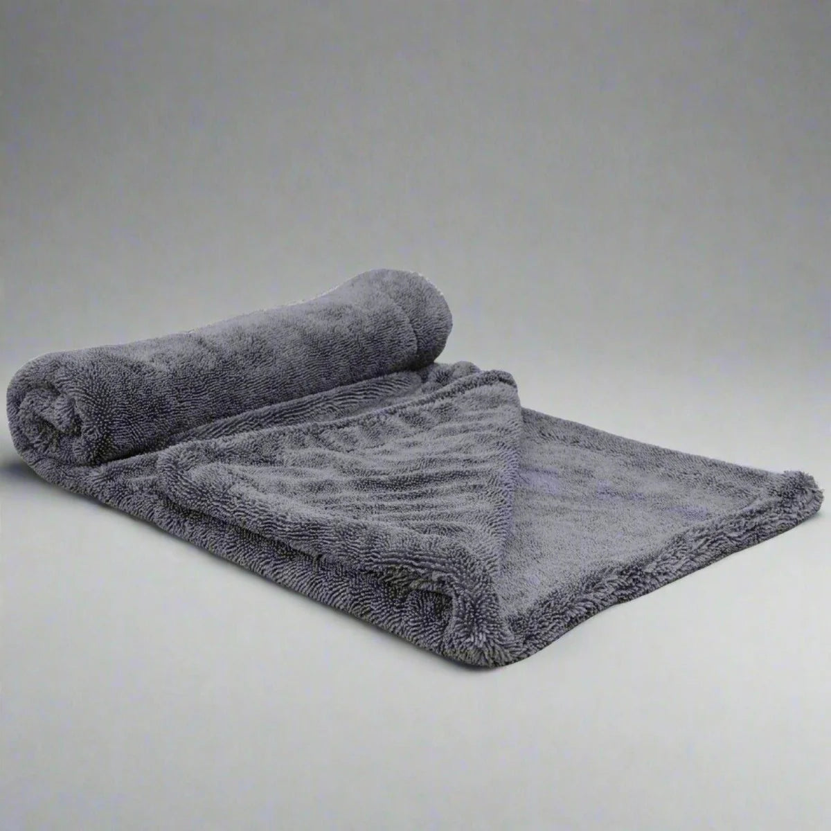 Microfibre Twisted Loop Drying Towel 80x60cm - 1200gsm Grey | 3503088