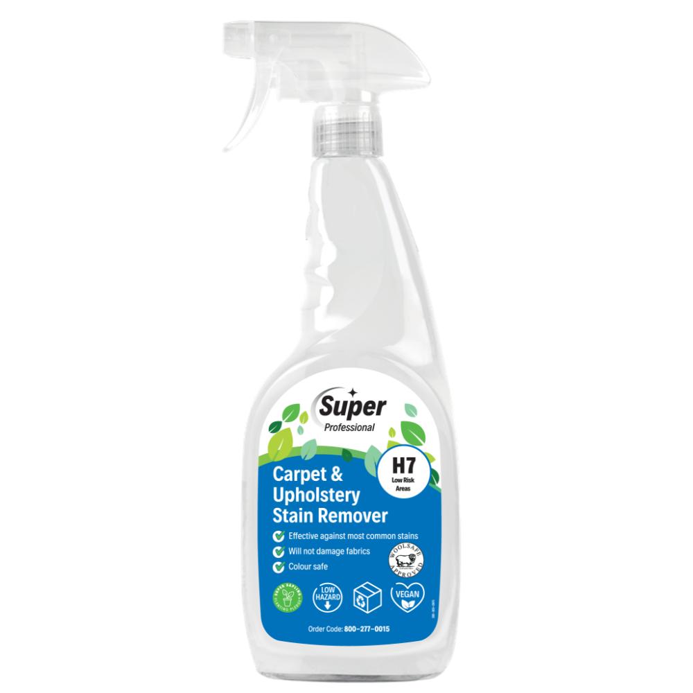 Super Professional H7 Carpet & Upholstery Stain Remover – 750ml spray bottle.