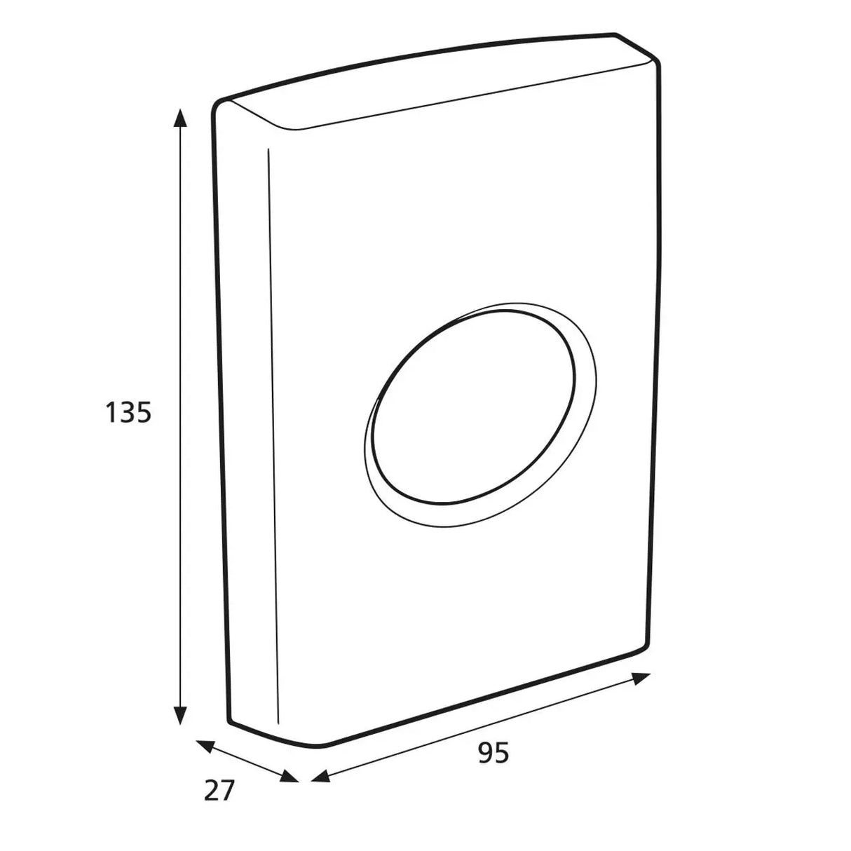 Katrin Feminine Hygiene Bag Dispenser | White | 91875 | Discreet & Hygienic