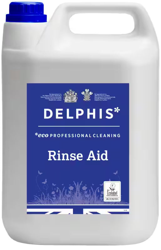 Delphis Eco Rinse Aid 5L | Eco-Friendly, Streak-Free Finish