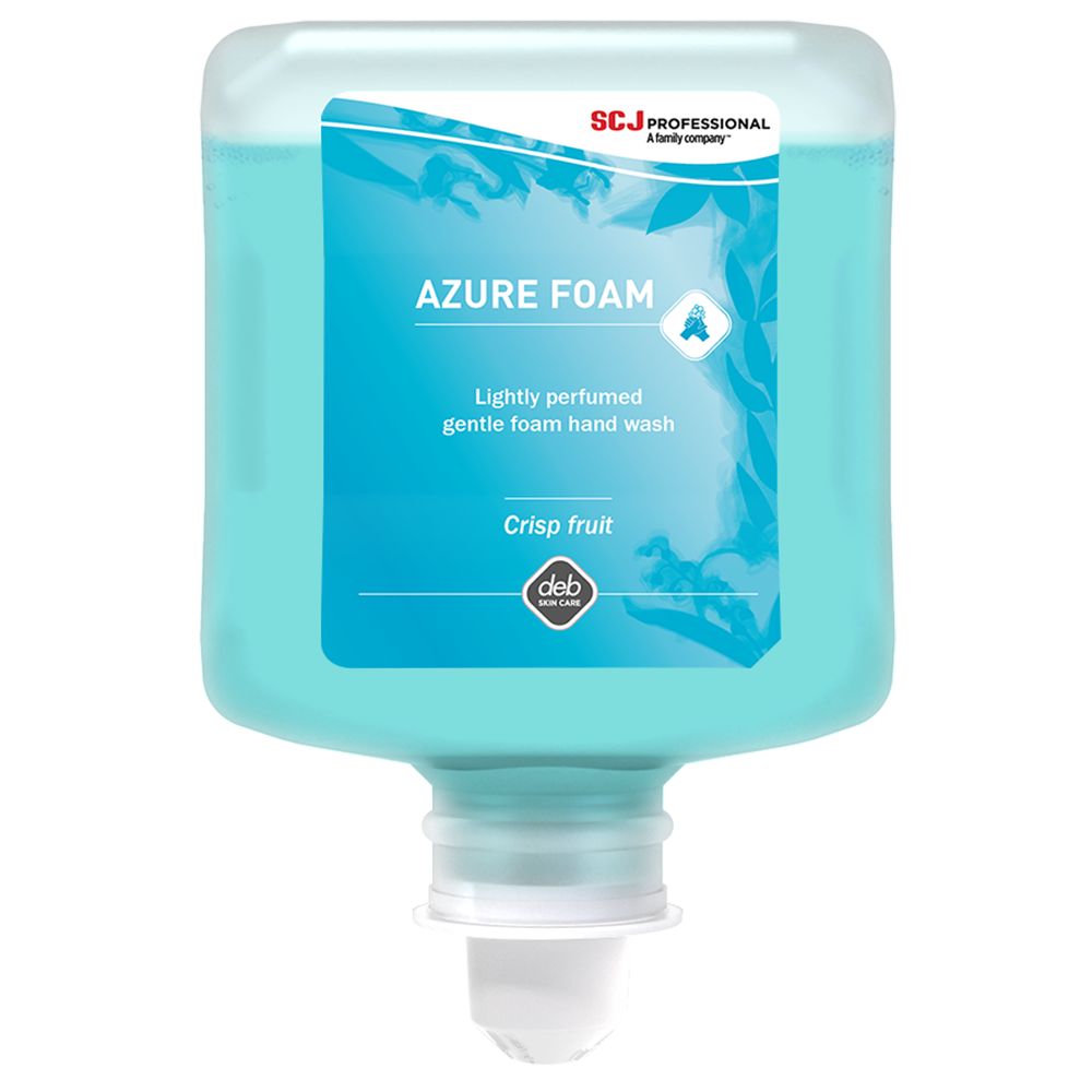 Deb Azure Foam Wash Hand Cleanser 6x 1L BN086 AZU1L