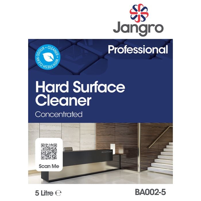 Jangro Hard Surface Cleaner 5L | BA002-5 | Professional Multi-Surface Cleaning