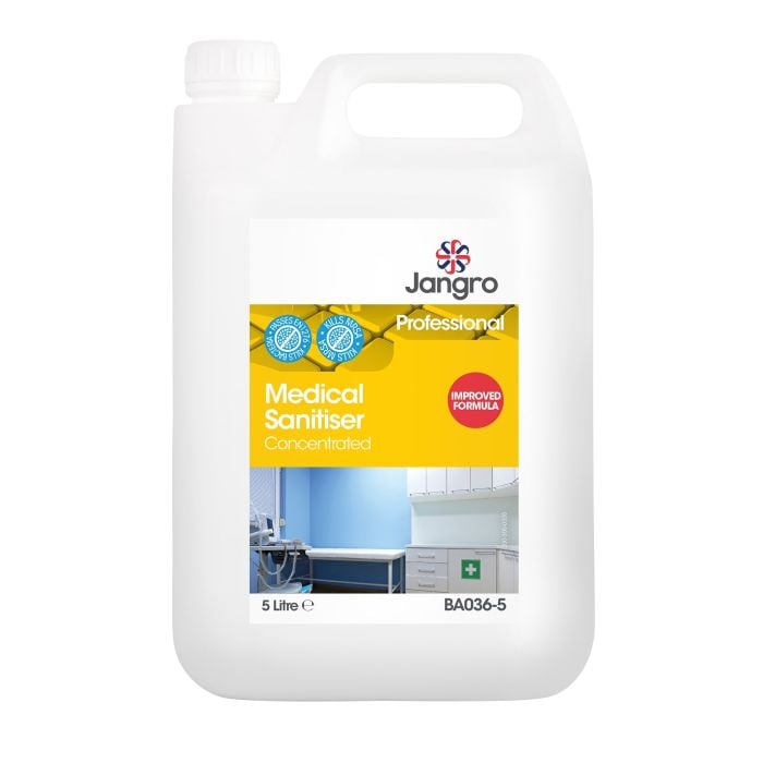 Jangro Medical Sanitiser 5L - BA036-5 | High-Level Surface Disinfectant