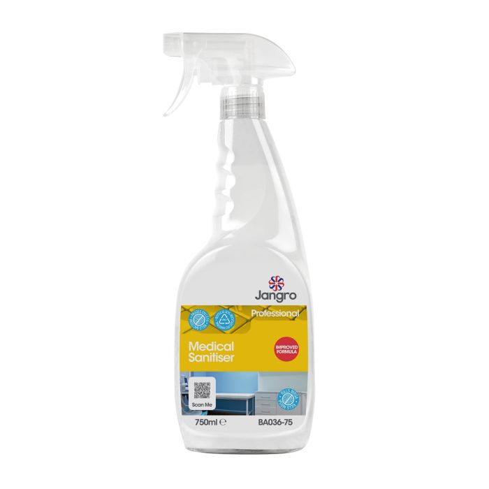 Jangro Medical Sanitiser 750ml – BA036-75 | High-Level Surface Disinfectant