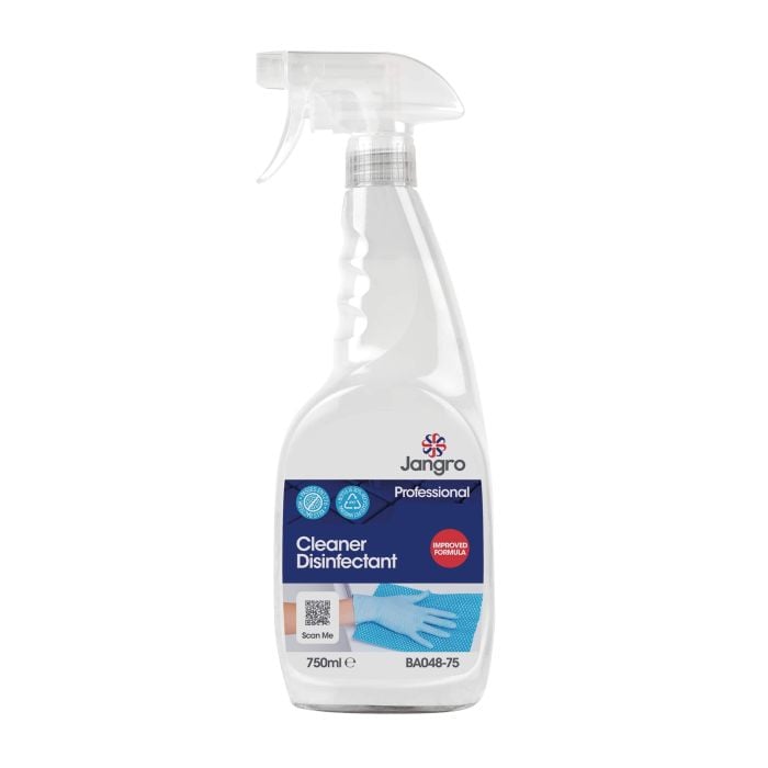 Jangro Cleaner Disinfectant 750ml - Non-Bleach Multi-Surface Sanitiser | BA048-75