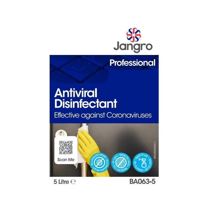 Jangro Antiviral Disinfectant 5L - Ready to Use | Kills 99.99% of Germs | BA063-5