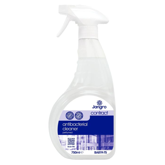 Jangro Contract Anti-Bacterial Cleaner Perfumed 750ml - BA819-75 | Multi-Surface Sanitiser