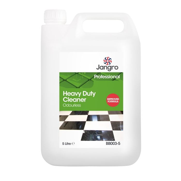 Jangro Heavy Duty Cleaner Odourless 5L - BB003-5 | Powerful Degreaser for Hard Surfaces
