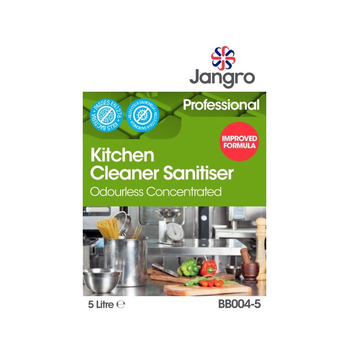Jangro Kitchen Cleaner Sanitiser Odurless 5L - BB004-5