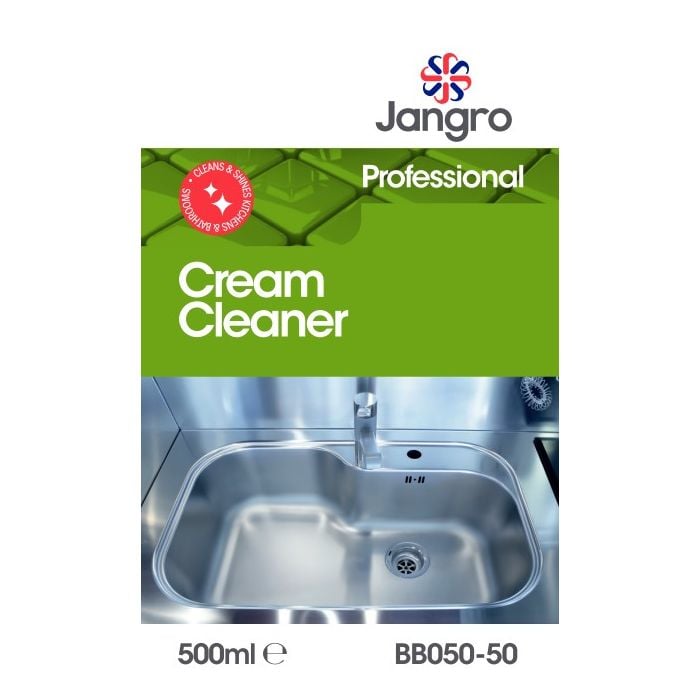 Jangro Cream Cleaner 500ml - Powerful Kitchen & Surface Polish | BB050-50