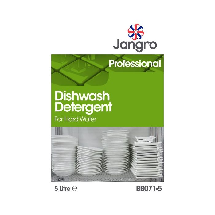 Jangro Professional Dishwash Detergent Hard Water 5L – BB071-5 | High-Performance Machine Cleaner