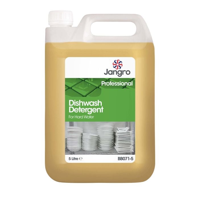 Jangro Professional Dishwash Detergent Hard Water 5L – BB071-5 | High-Performance Machine Cleaner