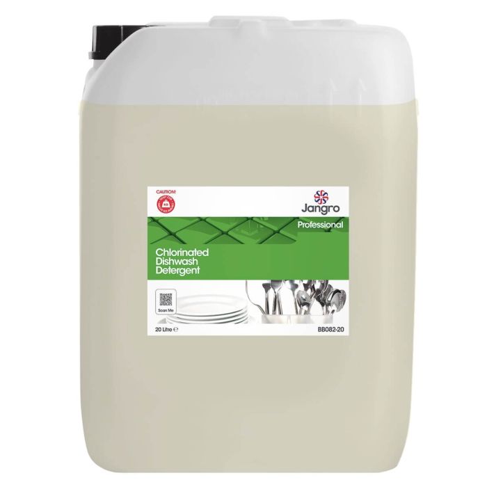 Jangro Chlorinated Dishwash Detergent 20 Litre | BB082-20 | Professional Cleaning