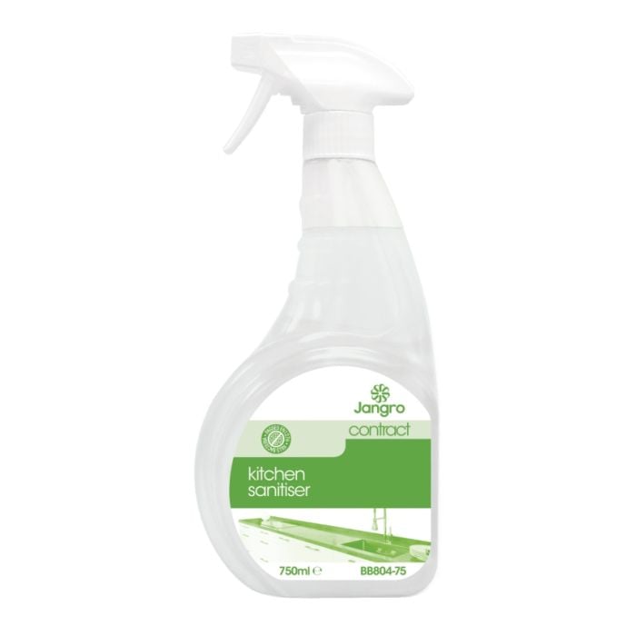 Jangro Contract Kitchen Sanitiser 750ml - BB804-75 | Food Safe & Ready to Use