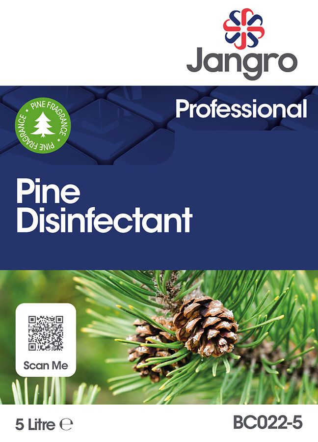 Jangro Pine Disinfectant 5L - Multi-Surface Cleaner & Deodoriser | BC022-5