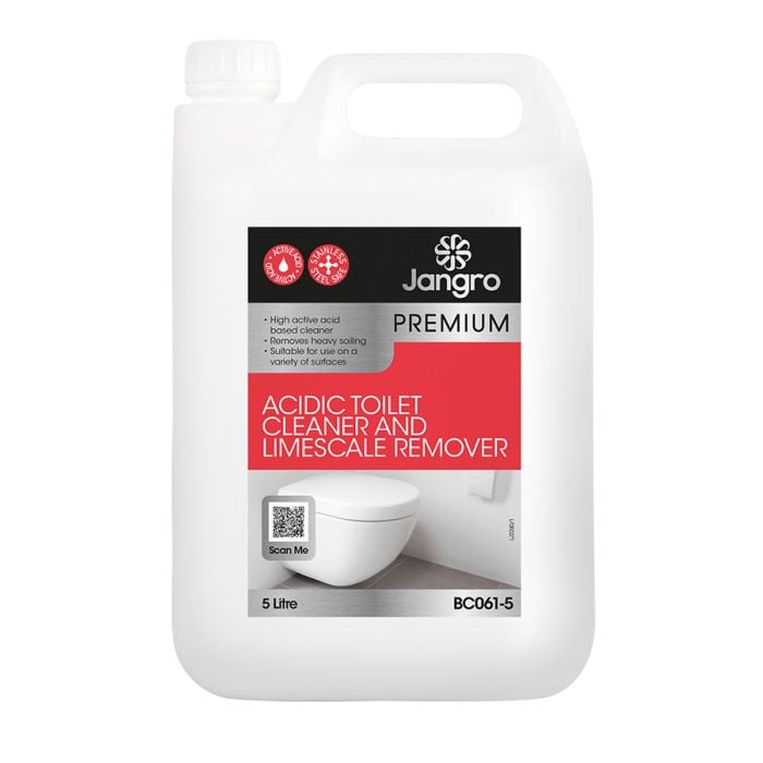 Jangro Acidic Toilet Cleaner & Limescale Remover 5L BC061-5