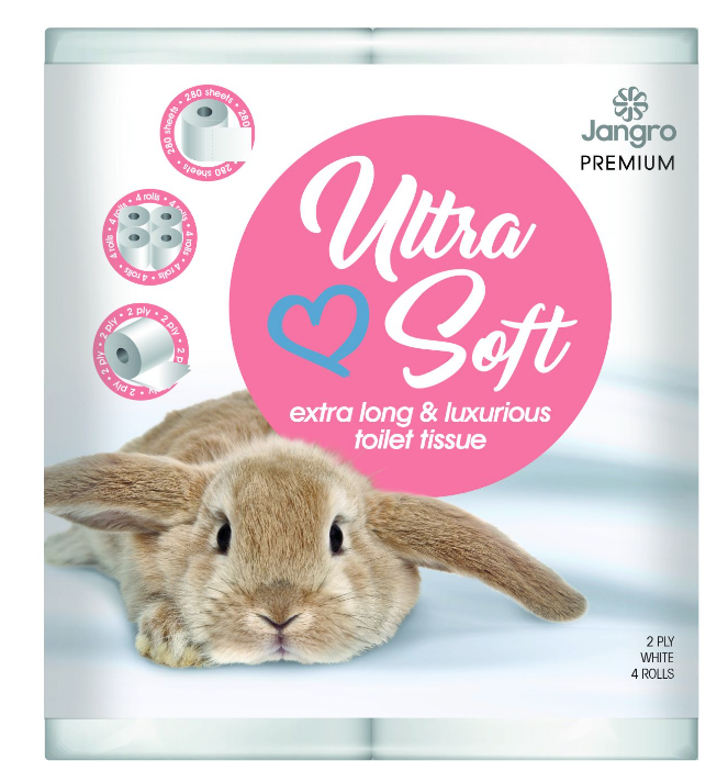 Jangro Premium Ultra Soft 2plyToilet Tissue 280sh x 40 AC111 - 413818