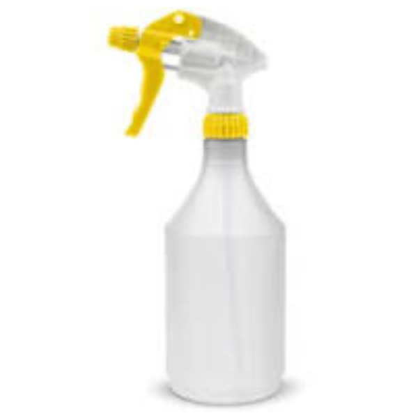 Trigger Spray Bottle - 600ml, Yellow Deep Cap, Durable Design | 410
