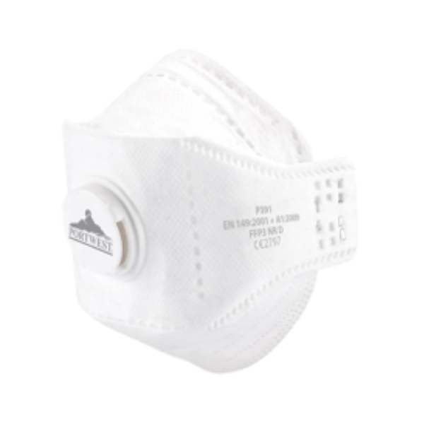 FFP3 Folded Respirator with Valve - Portwest EAGLE x10