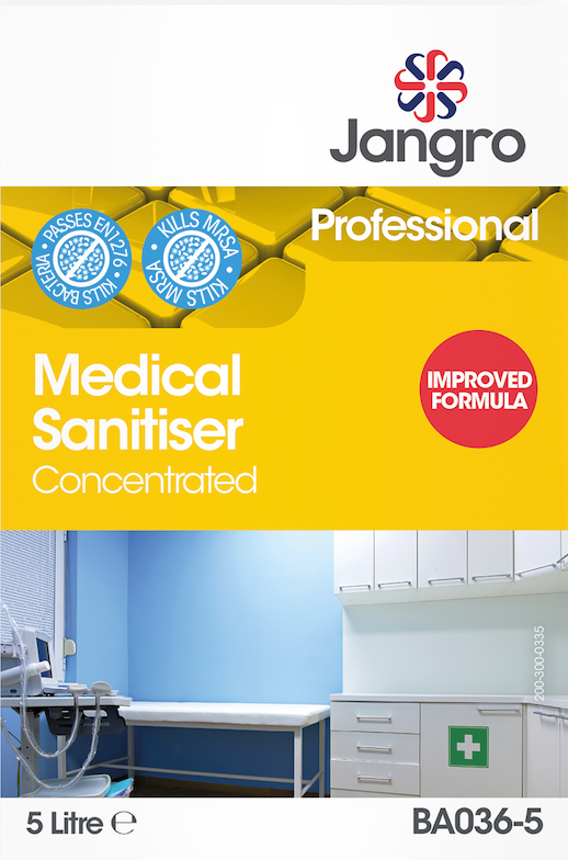 Jangro Medical Sanitiser 5L - BA036-5 | High-Level Surface Disinfectant