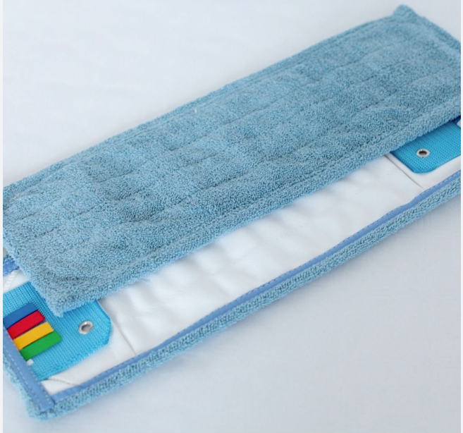 Speedy Microfibre Flat Mop Economy Blue - 100653 | Lightweight & Efficient