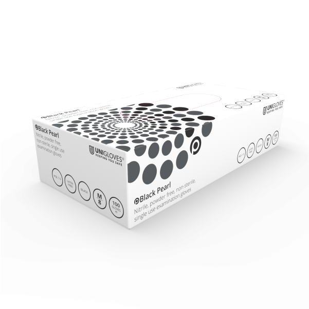 Pearl Black Nitrile Powder Free L - GP003-L