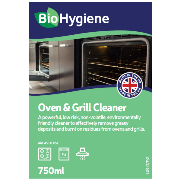 BioHygiene Oven & Grill Cleaner RTU 750ml – BH154