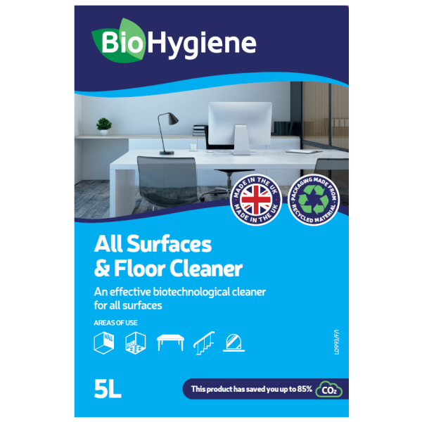 BioHygiene All Surfaces & Floor Cleaner 5L Concentrate | Eco-Friendly Multi-Purpose Cleaner